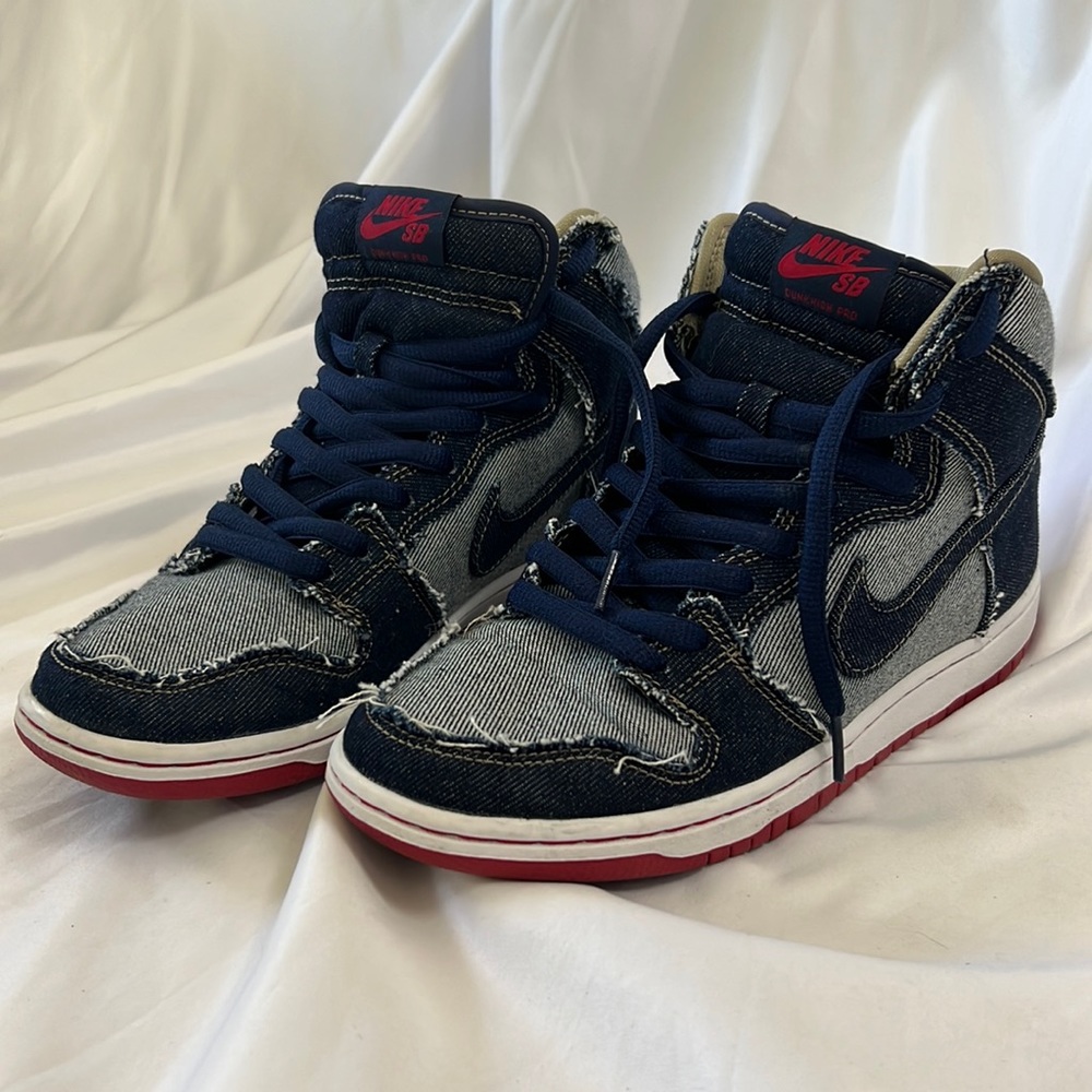 Nike SB Reese Forbes Denim dunks men’s size 7.5